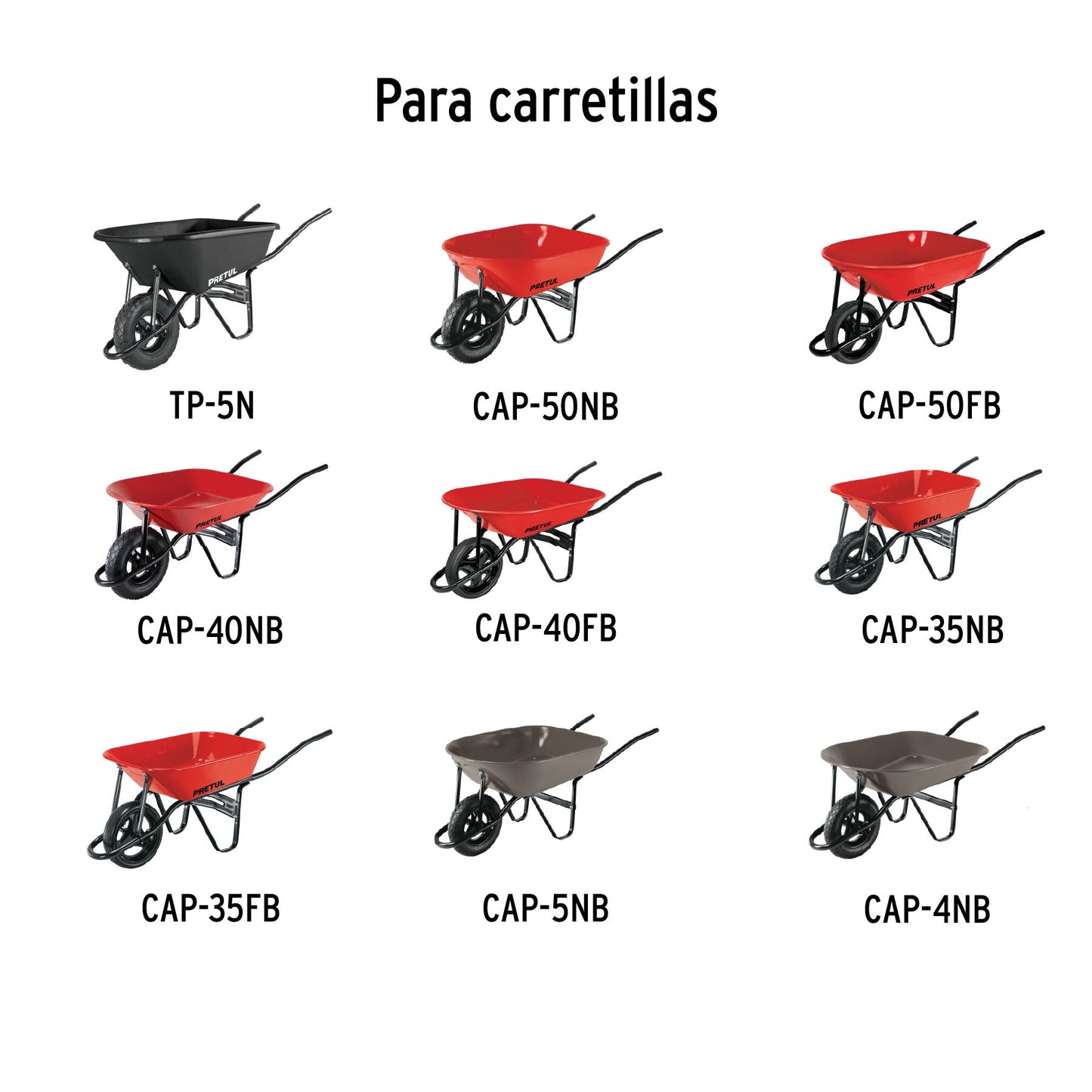 Larguero de bastidor calibre 18 para carretillas PRETUL | BACA-LP | 22694