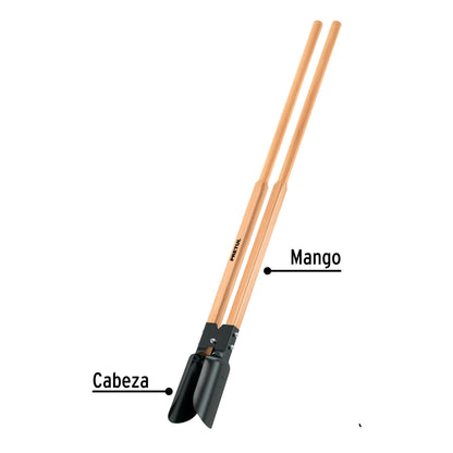 Cavador mangos de madera 48', Pretul | CA-34 | 22698