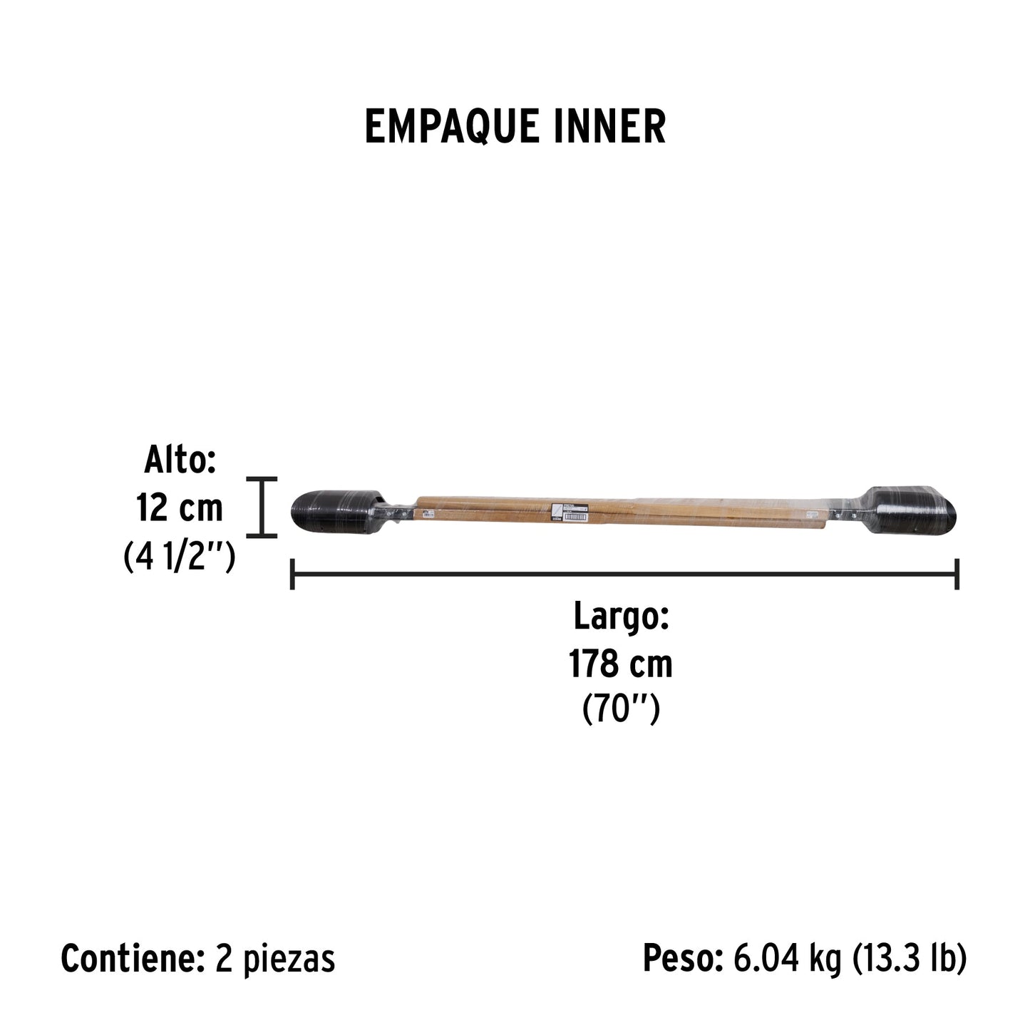 Cavador mangos de madera 48', Pretul | CA-34 | 22698