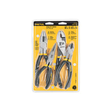 Juego de 4 pinzas, mangos de PVC, Pretul | JGO-PIN4 | 22970