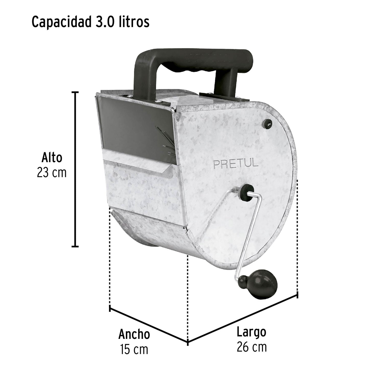 Tirolera galvanizada, Pretul | TIRO-G-P | 23070