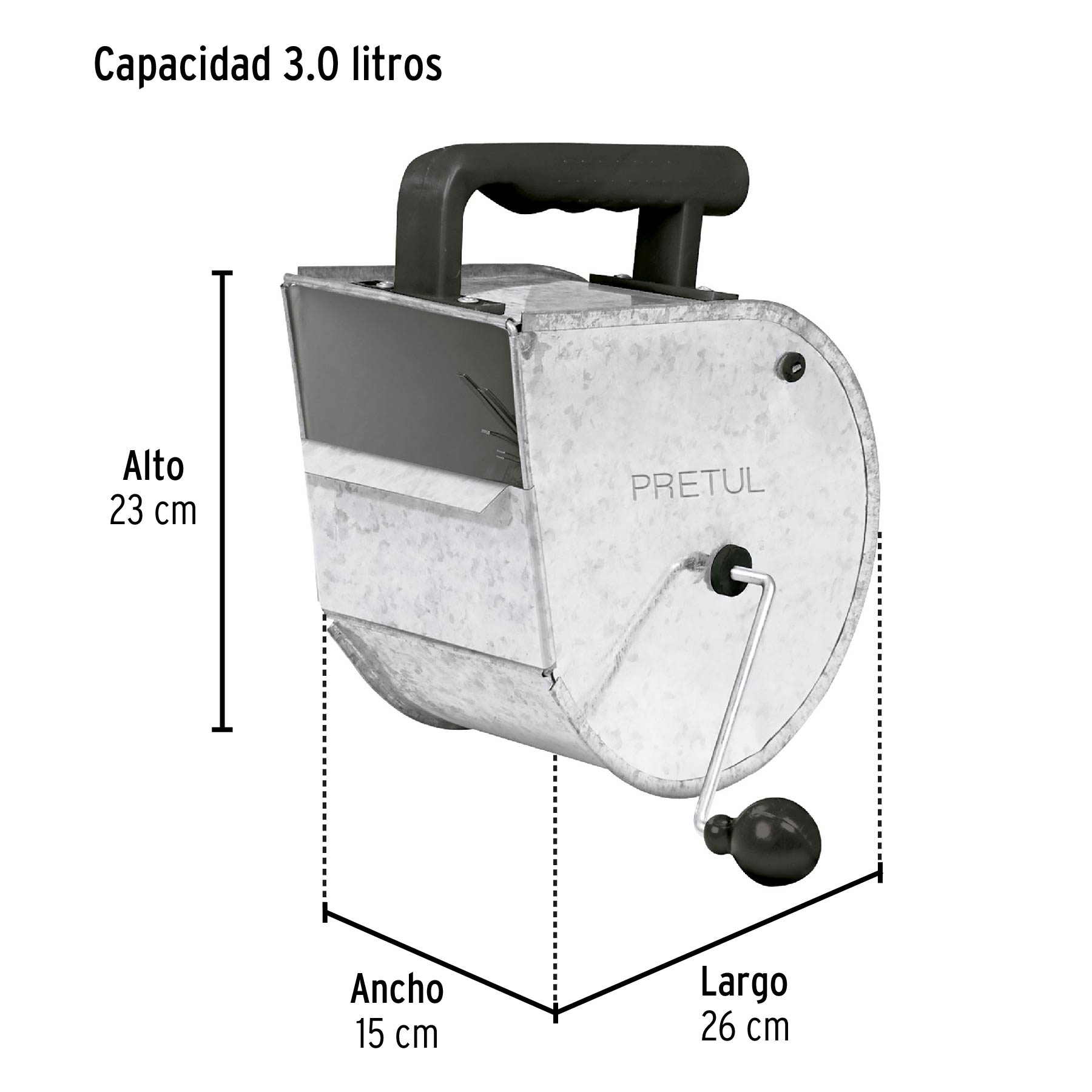Tirolera galvanizada, Pretul | TIRO-G-P | 23070