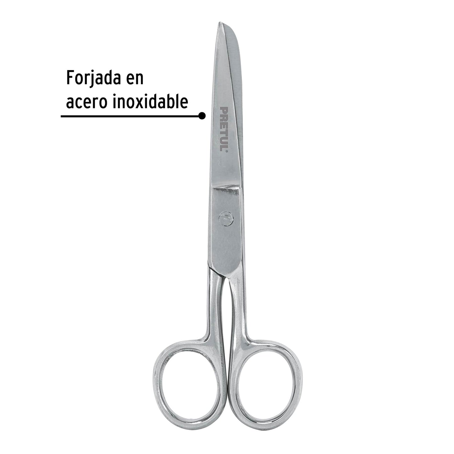 Tijera 5' de acero inoxidable para costura, PRETUL | TP-8642-5 | 23152