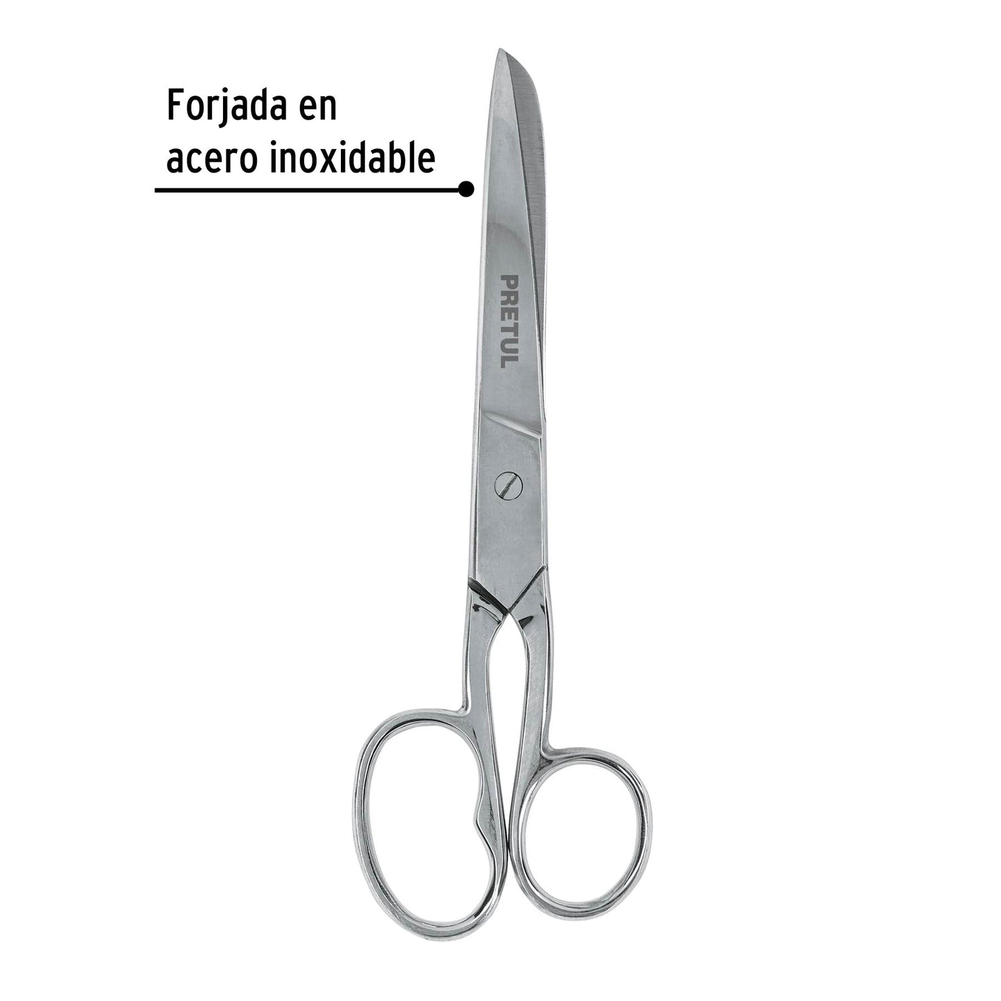 Tijera 7' ojo grande acero inoxidable para costura, PRETUL | TP-8341-7 | 23162