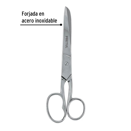 Tijera 7' ojo grande acero inoxidable para costura, PRETUL | TP-8341-7 | 23162