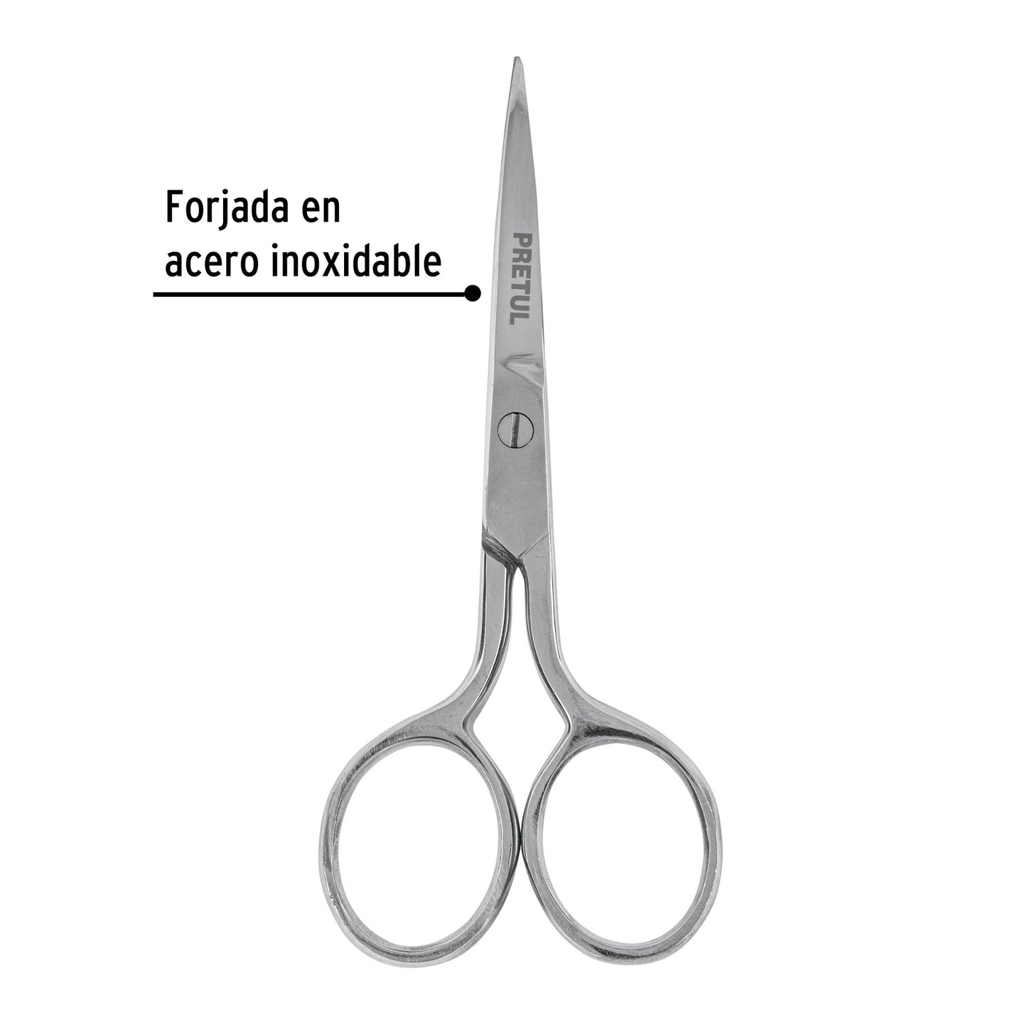Tijera 4' de acero inoxidable para bordar, PRETUL | TP-8375-4 | 23176