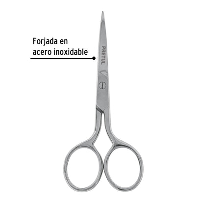 Tijera 4' de acero inoxidable para bordar, PRETUL | TP-8375-4 | 23176