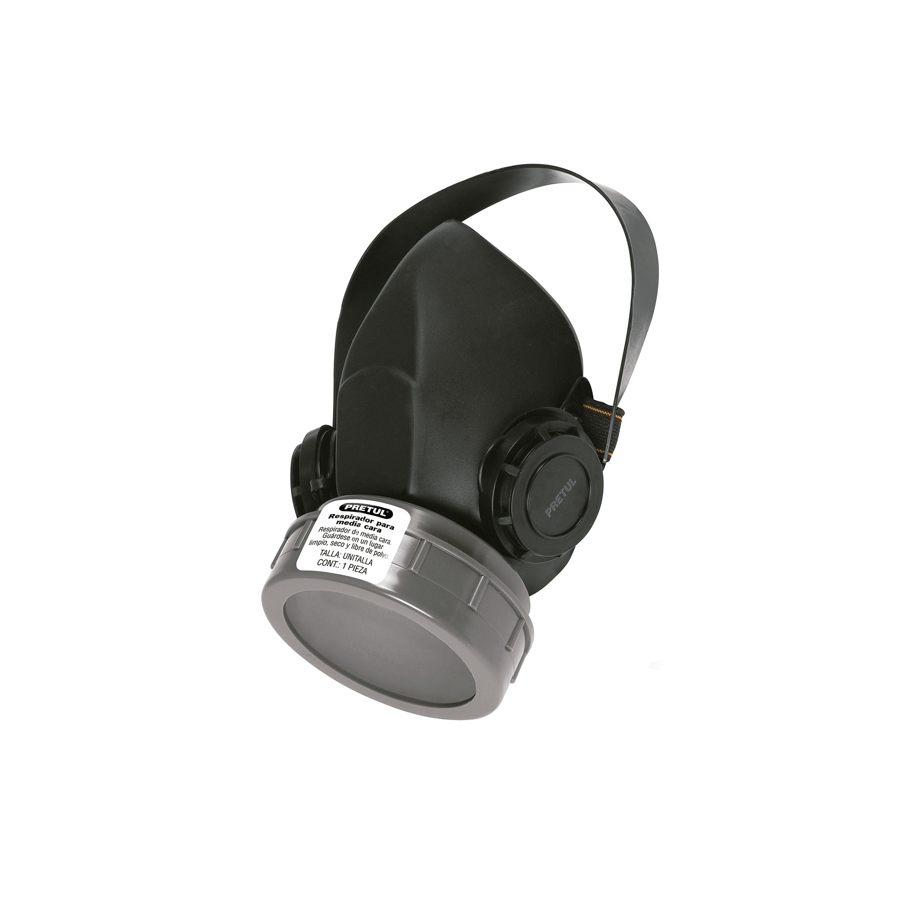 Respirador sin cartucho, 1 filtro, Pretul | RES-1-P | 23390