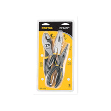 Juego de 3 pinzas, mangos de PVC, Pretul | JGO-PIN-3C | 23976