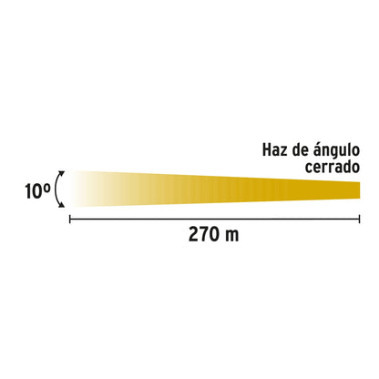 Linterna plástica de LED, 100 lm, recargable a granel PRETUL | LIRE-7CG | 24039