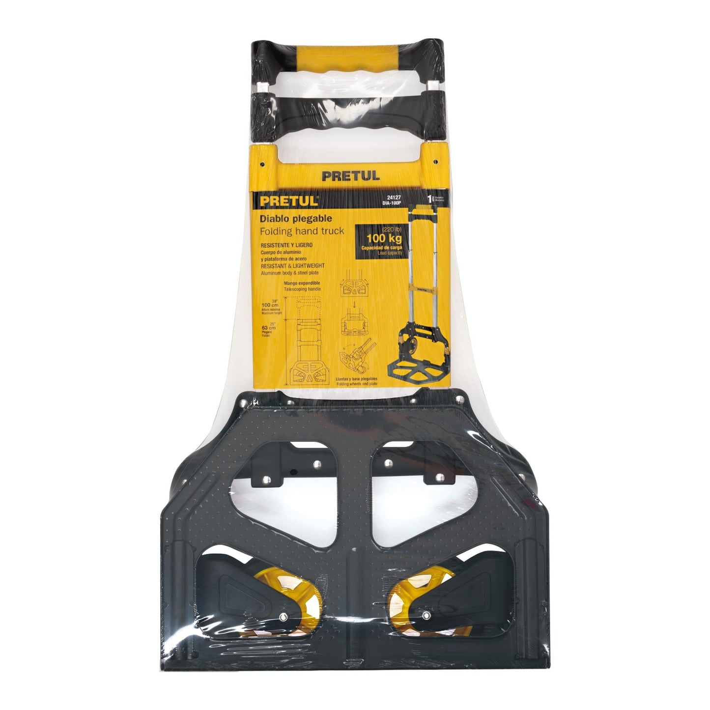 Diablo de carga, plegable, 100 kg, Pretul | DIA-100P | 24127