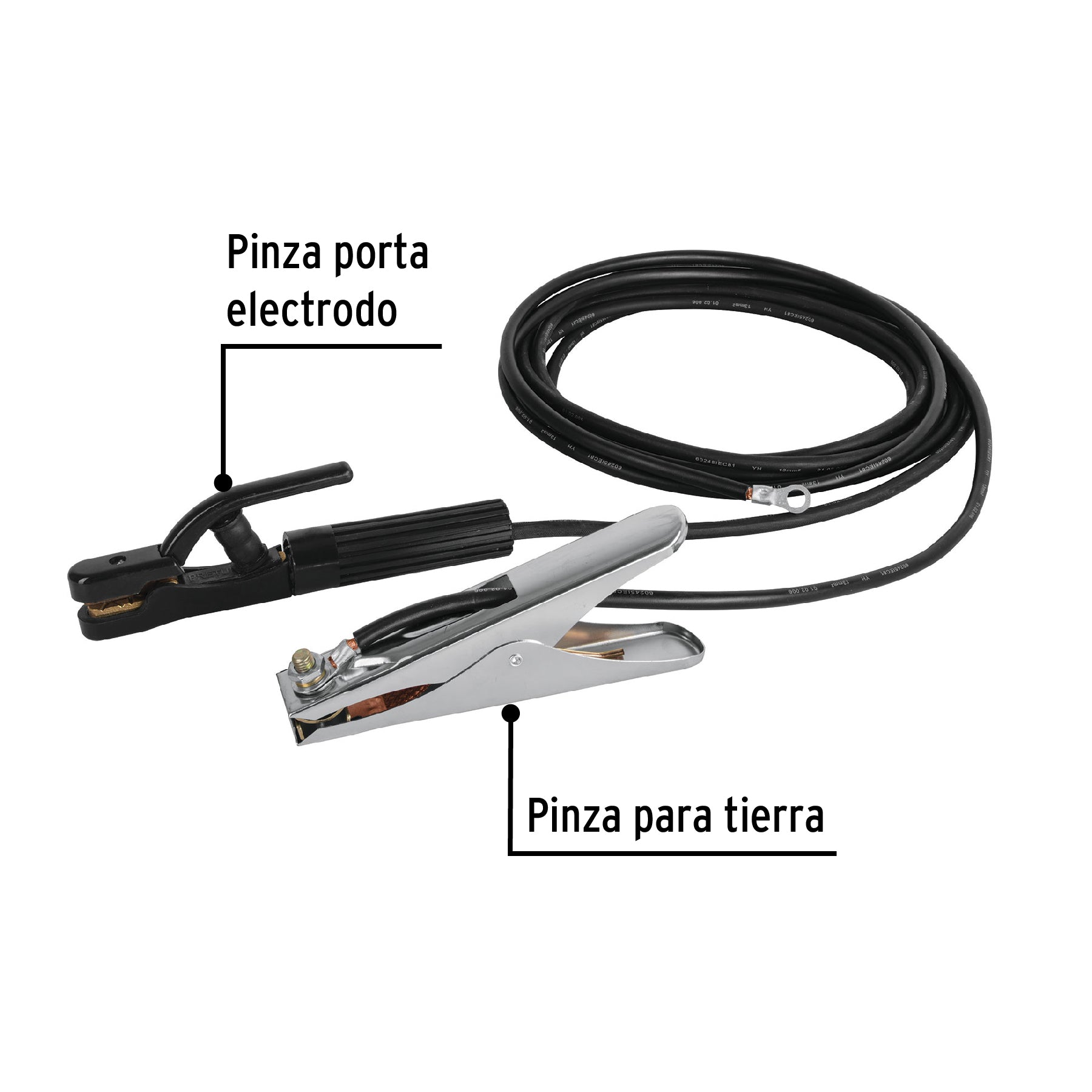 Cables con pinzas para soldadoras de arco y ADA-SOLT, PRETUL | CAB-300P | 24349