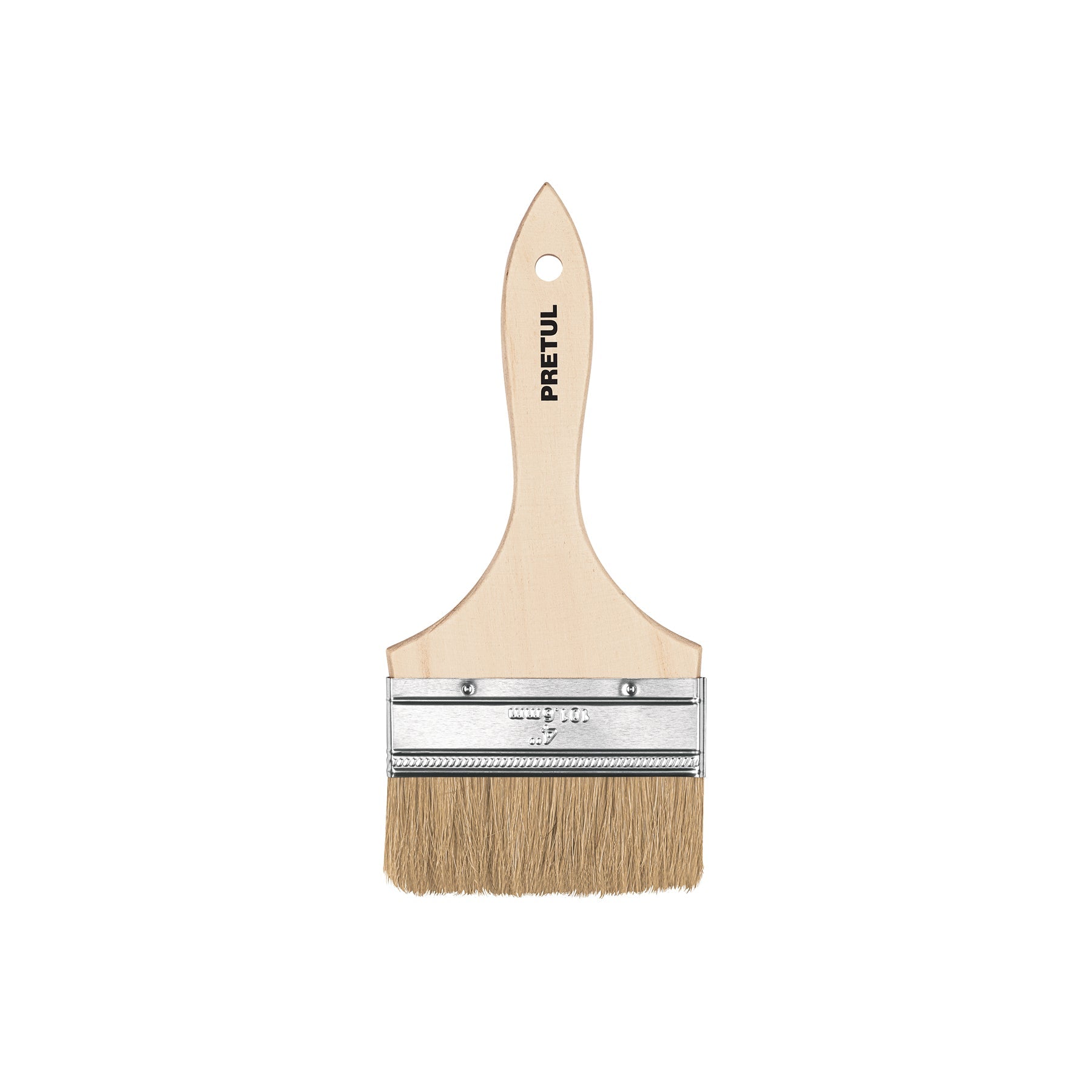 Brocha uso general de 4' con mango de madera, Pretul | BRE-4 | 24476