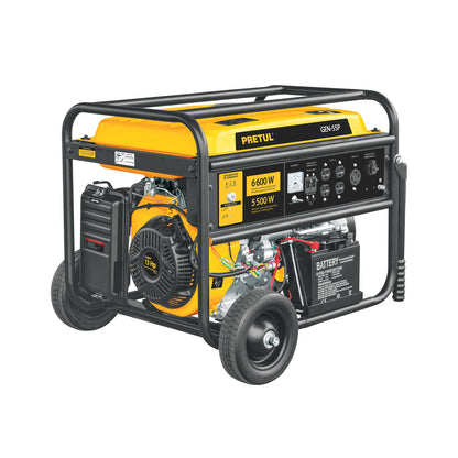 Generador portátil 5.5 kW motor a gasolina, PRETUL | GEN-55P | 26035