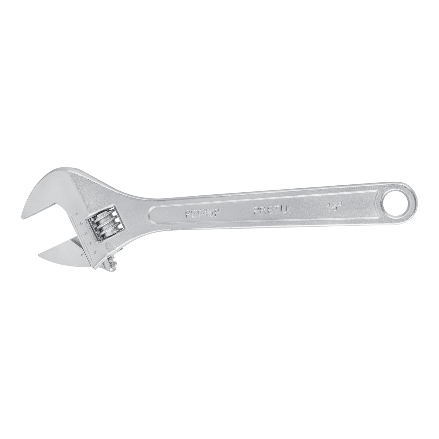 Llave ajustable (perico) 15' cromada, Pretul | PET-15P | 26054