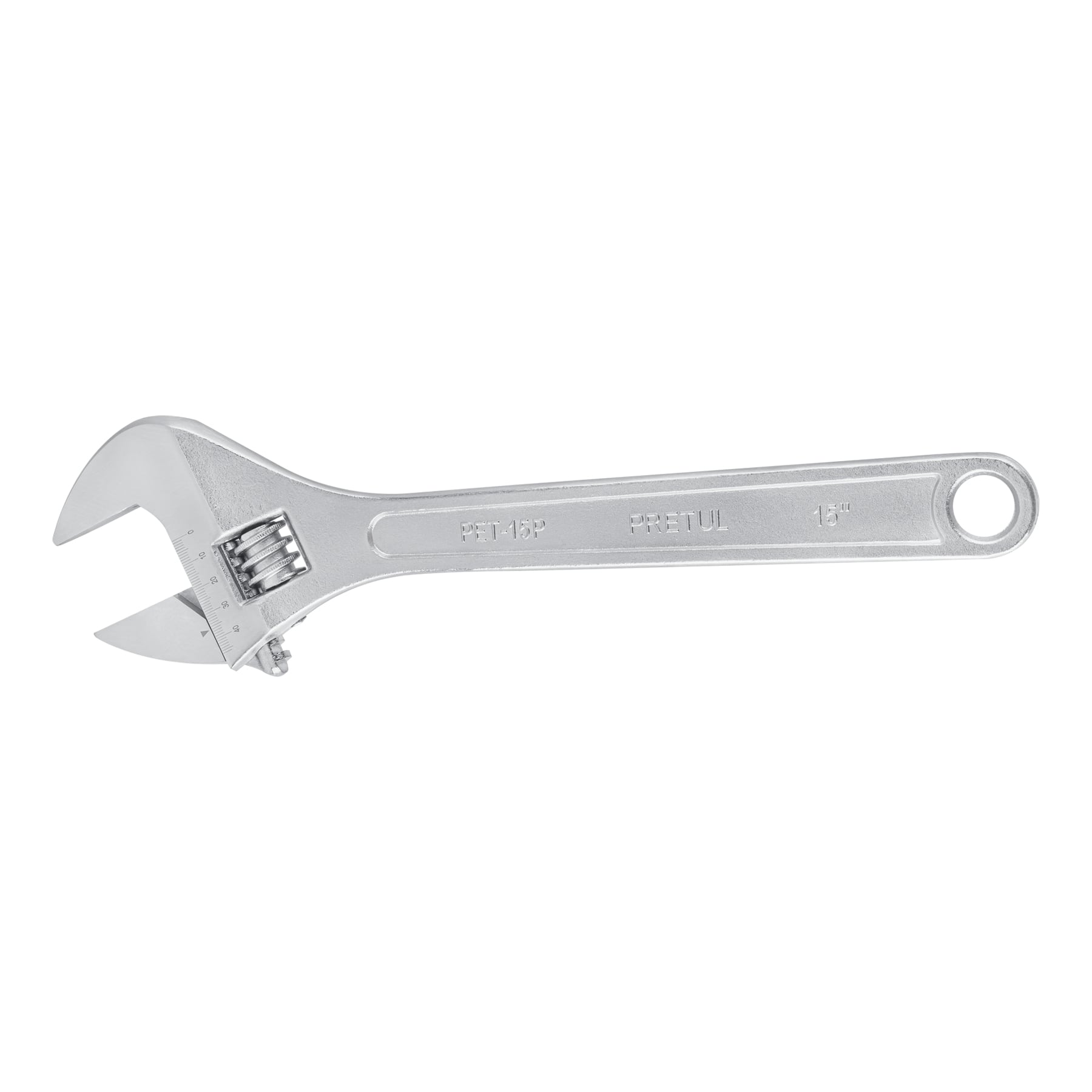 Llave ajustable (perico) 15' cromada, Pretul | PET-15P | 26054