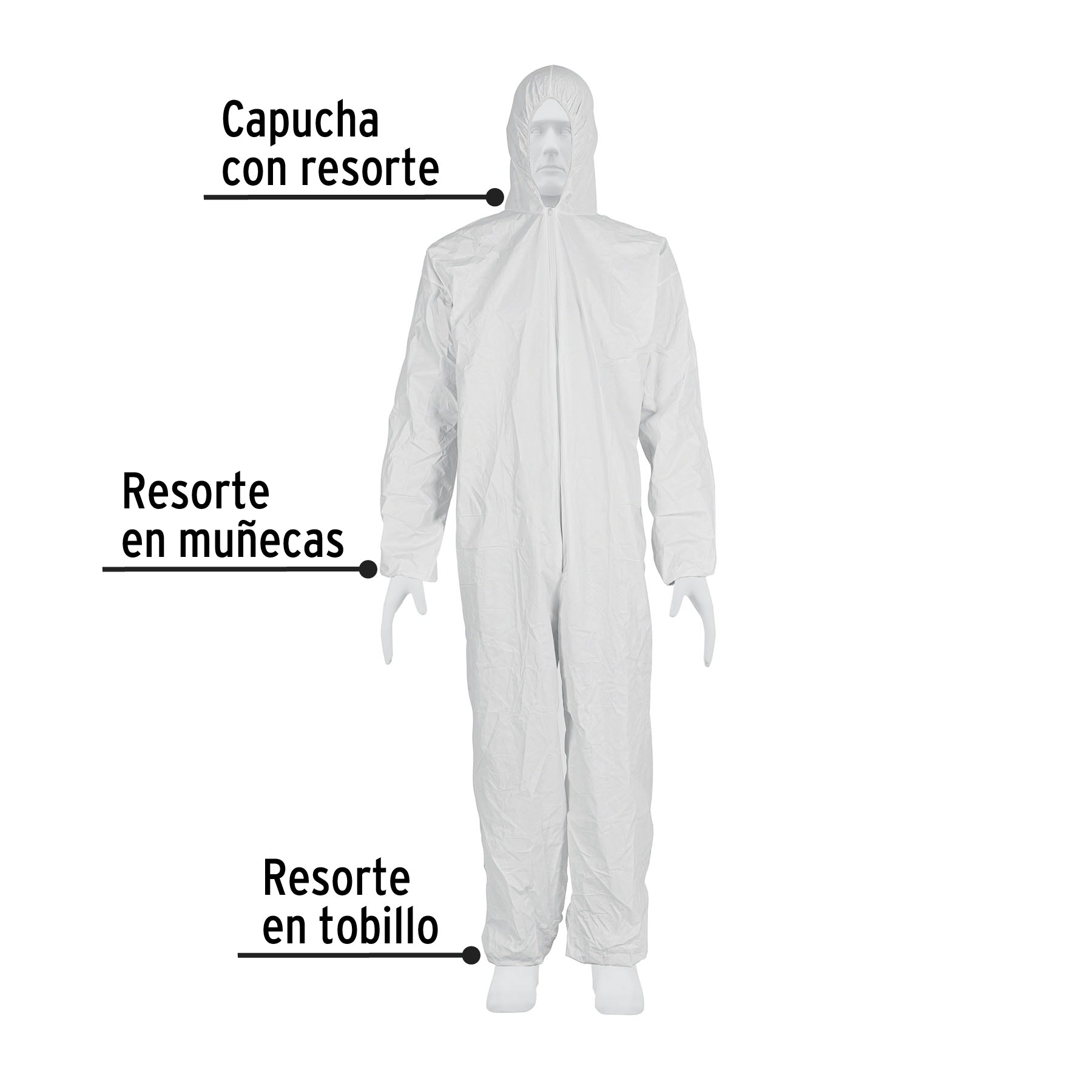 Overol desechable, talla G, Pretul | OVERD-LP | 26073