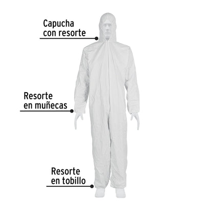 Overol desechable, talla G, Pretul | OVERD-LP | 26073