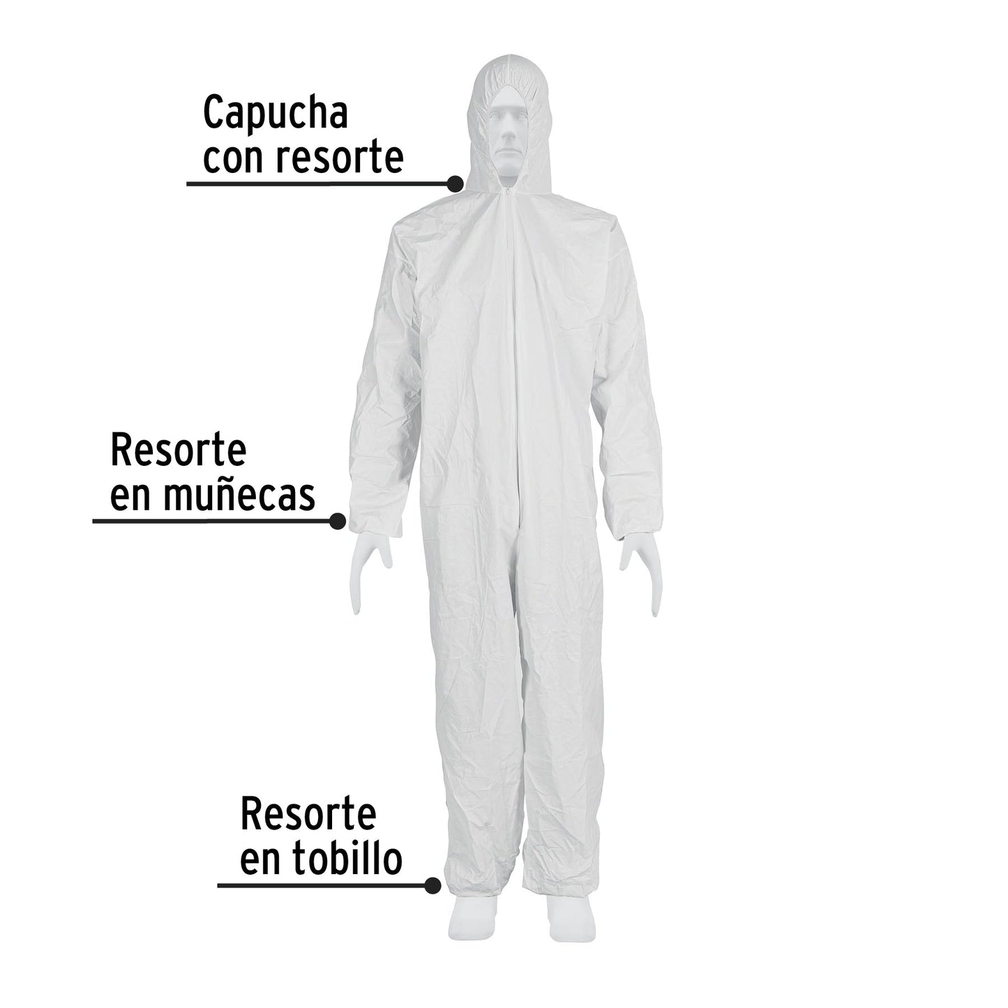 Overol desechable, talla XG, Pretul | OVERD-XLP | 26074