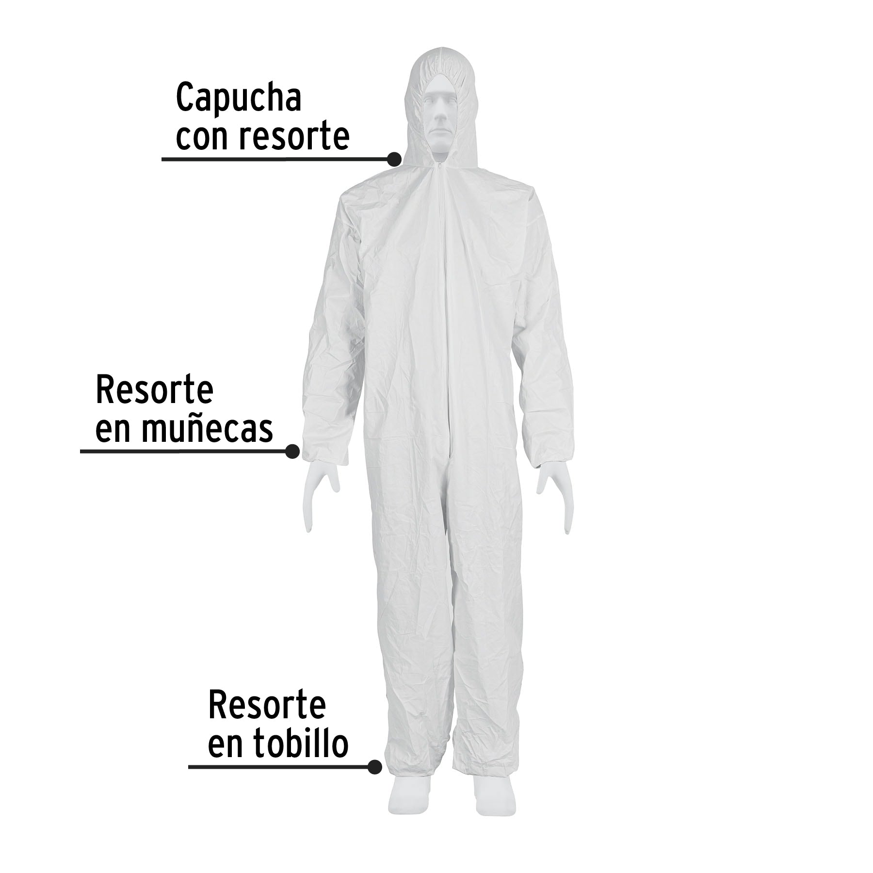 Overol desechable, talla XG, Pretul | OVERD-XLP | 26074