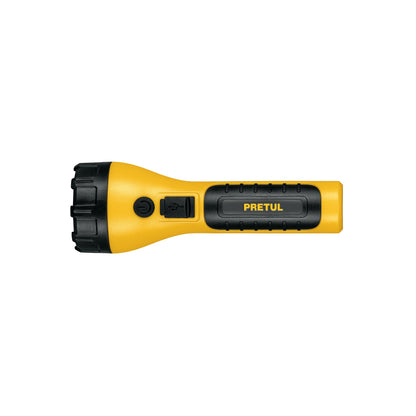 Linterna plástica de LED, 180 lm, recargable, PRETUL | LIRE-180P | 26102