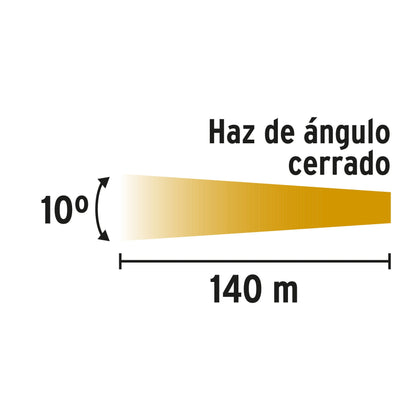 Linterna plástica de LED, 180 lm, recargable, PRETUL | LIRE-180P | 26102