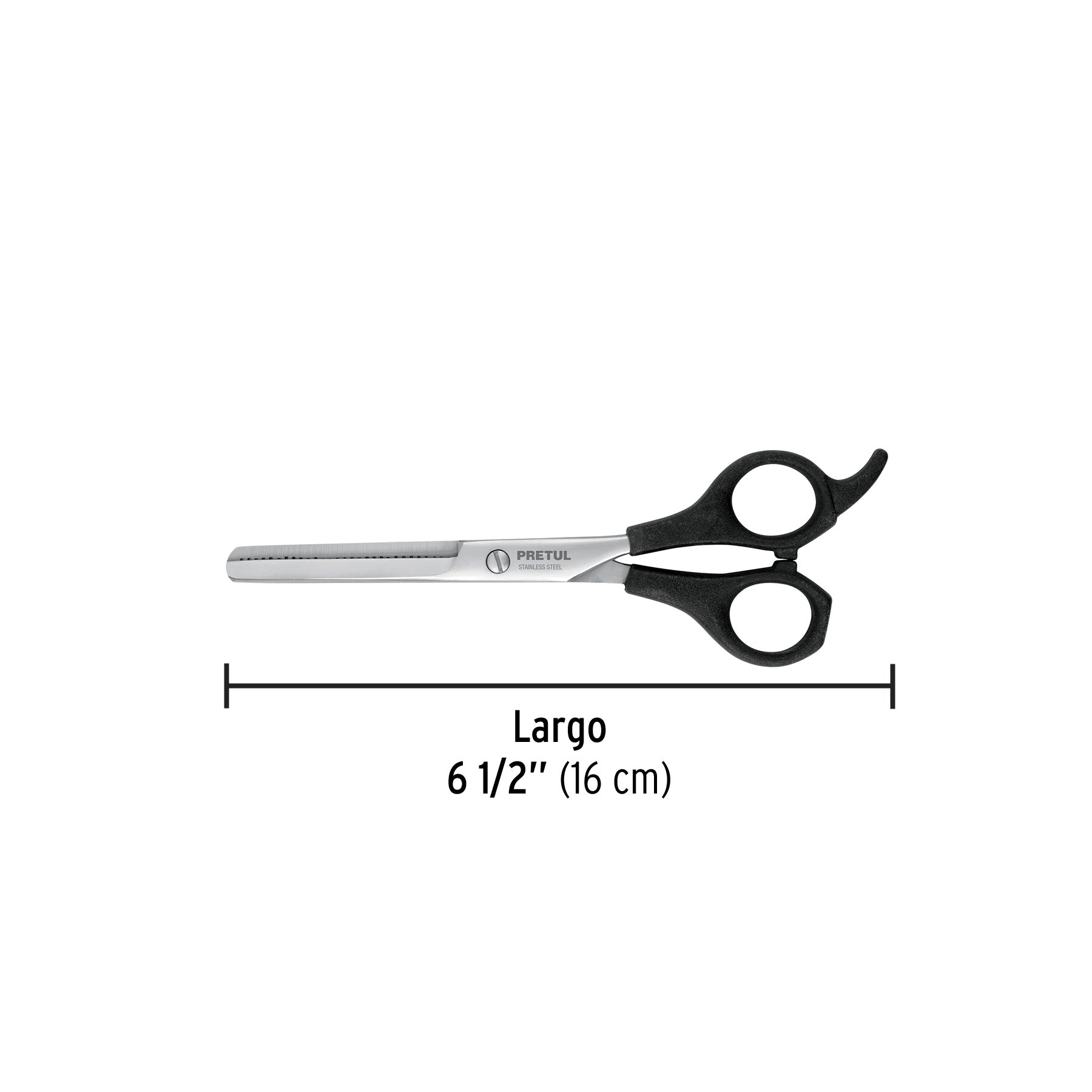 Tijera 6-1/2' acero inox, degrafilado, para estilista,PRETUL | TP-8520-6-1/2 | 27087