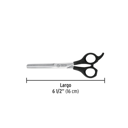 Tijera 6-1/2' acero inox, degrafilado, para estilista,PRETUL | TP-8520-6-1/2 | 27087