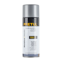 Pintura en aerosol metálica, plata ,400ml, Pretul | PAM-PL-P | 27174