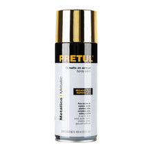 Pintura en aerosol, metálica, oro, 400ml, Pretul | PAM-OR-P | 27180