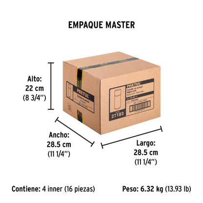 Pintura en aerosol, negro satín, 400 ml, Pretul | PA-NS-P | 27183