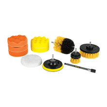 Juego 11 accesorios de limpieza y pulido p/taladro, Pretul | JCE-11P | 27190
