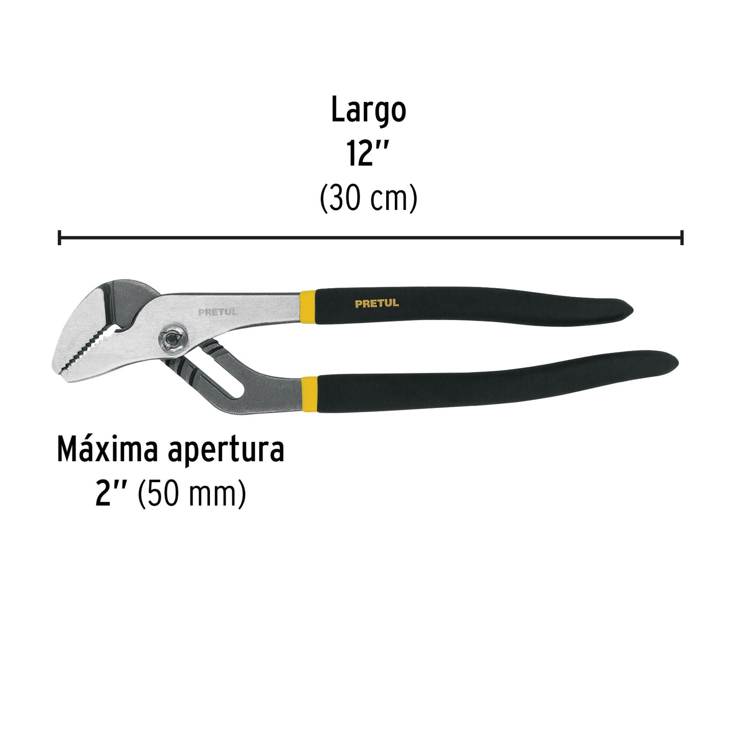 Pinza de extensión 12' mango de PVC, Pretul | PEX-12P | 28163