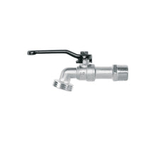 Llave de esfera de zinc 1/2', 110 g, s/adaptador, Pretul | LL-21PS | 28200