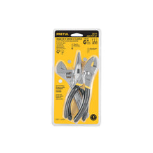 Juego de 2 pinzas y 1 llave ajustable, mangos de PVC, Pretul | JGO-PEPI-3P | 28216