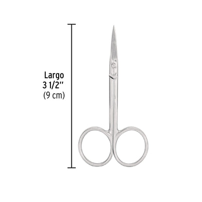Tijera para manicure 3-1/2', punta fina, PRETUL | UNA-436P | 28234