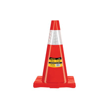 Cono de precaución de 45 cm de PVC con reflejante, Pretul | CONO-45RP | 28252