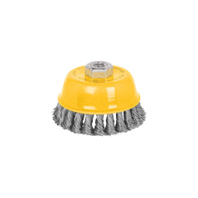 Carda copa 4' alambre trenzado grueso, eje 5/8'-11, Pretul | CT-610XP | 28259