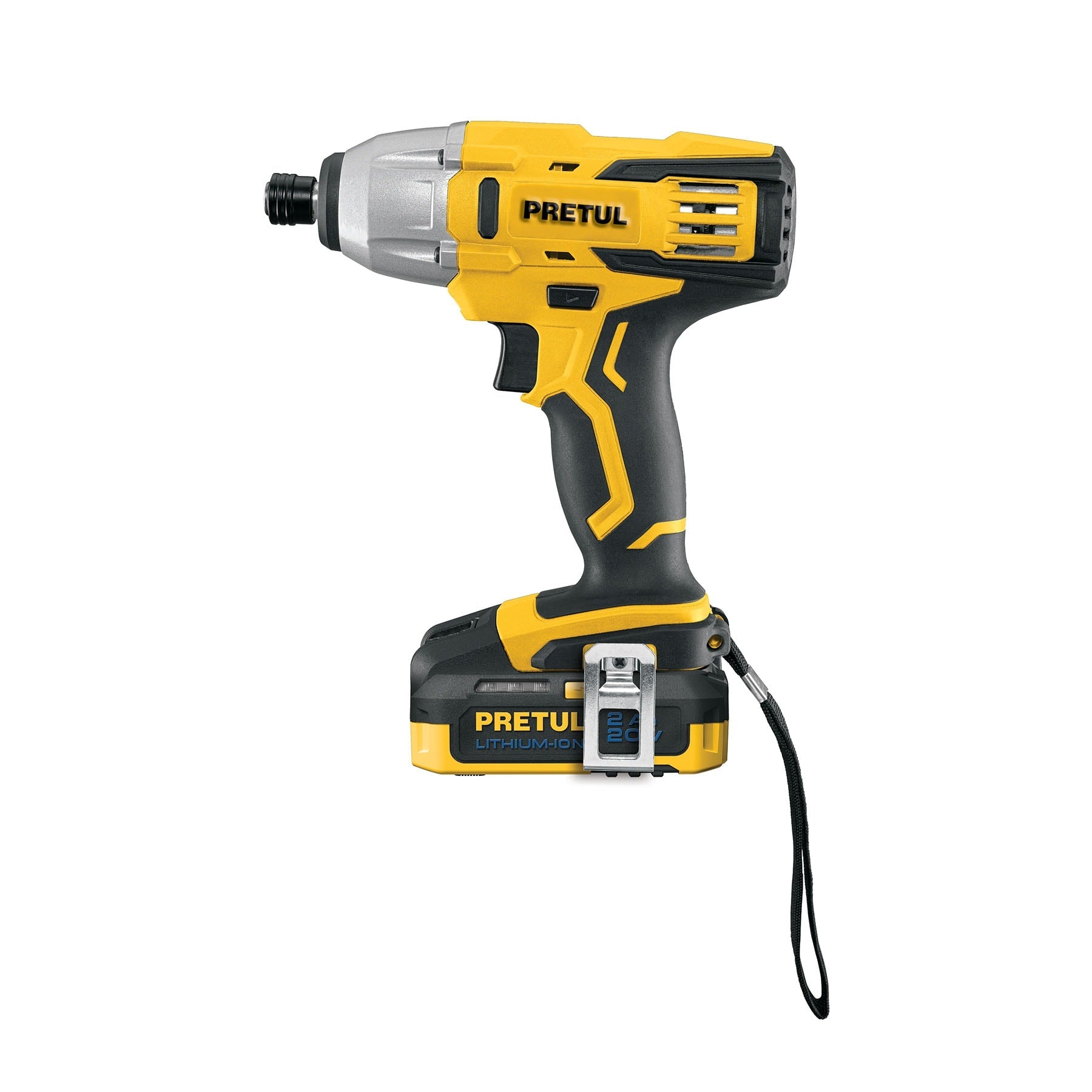 Destornillador de impacto 1/4', 20V, 1 batería 2Ah, PRETUL | DIMI-20P | 28269