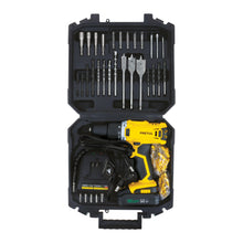 Kit taladro 1/2', 20V, 1 batería 2Ah, 32 accesorios, PRETUL | TALI-20P2K | 29001
