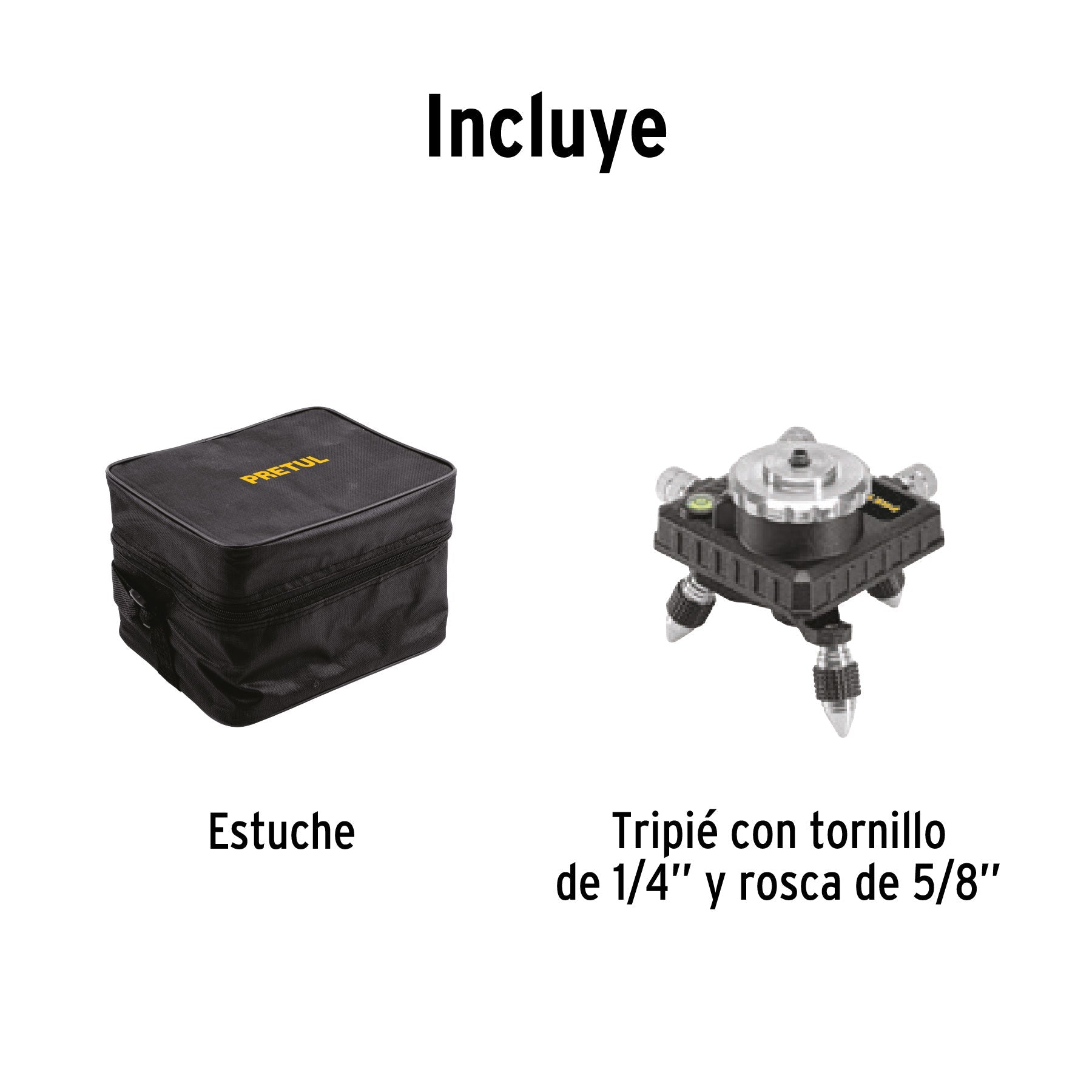 Nivel láser verde, alcance 25m, 12 líneas, recargable,PRETUL | NL-12P | 29005
