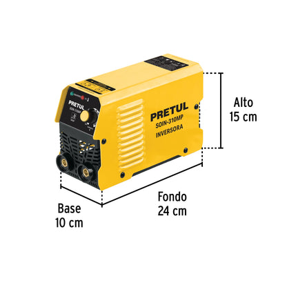 Mini soldadora inversora 100A, 127V, Serie 300, PRETUL | SOIN-310MP | 29017