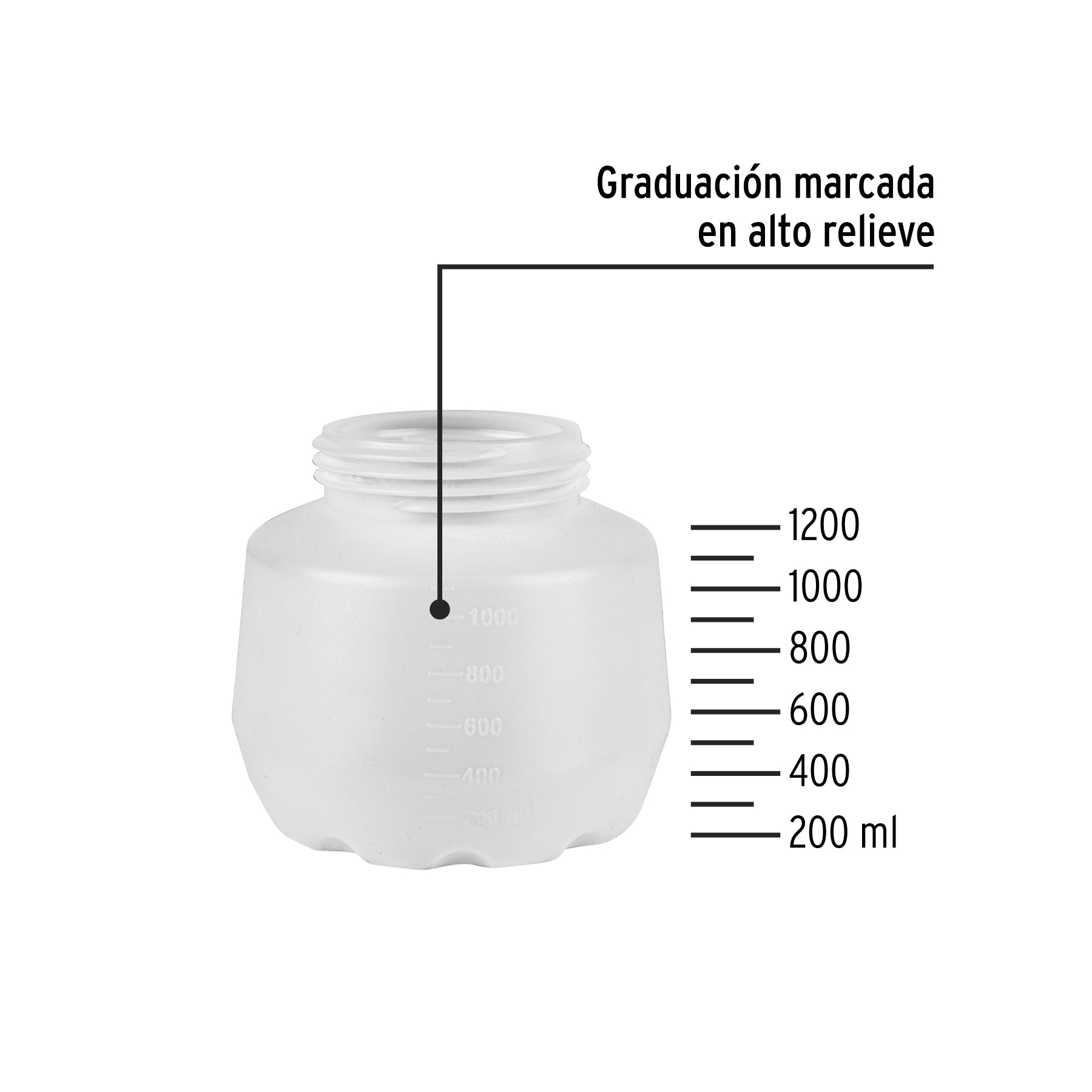 Vaso de plástico para PIPI-20P, PRETUL | VASO-20P | 29888