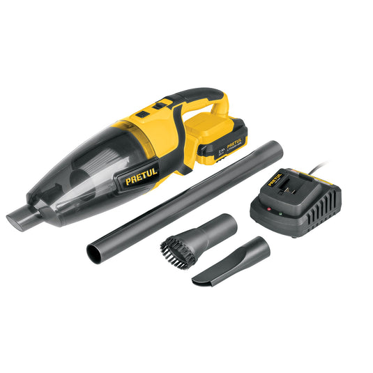 Aspiradora para auto, 20V, 1 batería 2Ah, PRETUL | ASI-20P | 29940