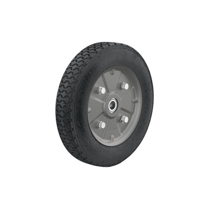 Rueda de hule sólido 10' para diablo, doble balero, Pretul | RD-102 | 45035