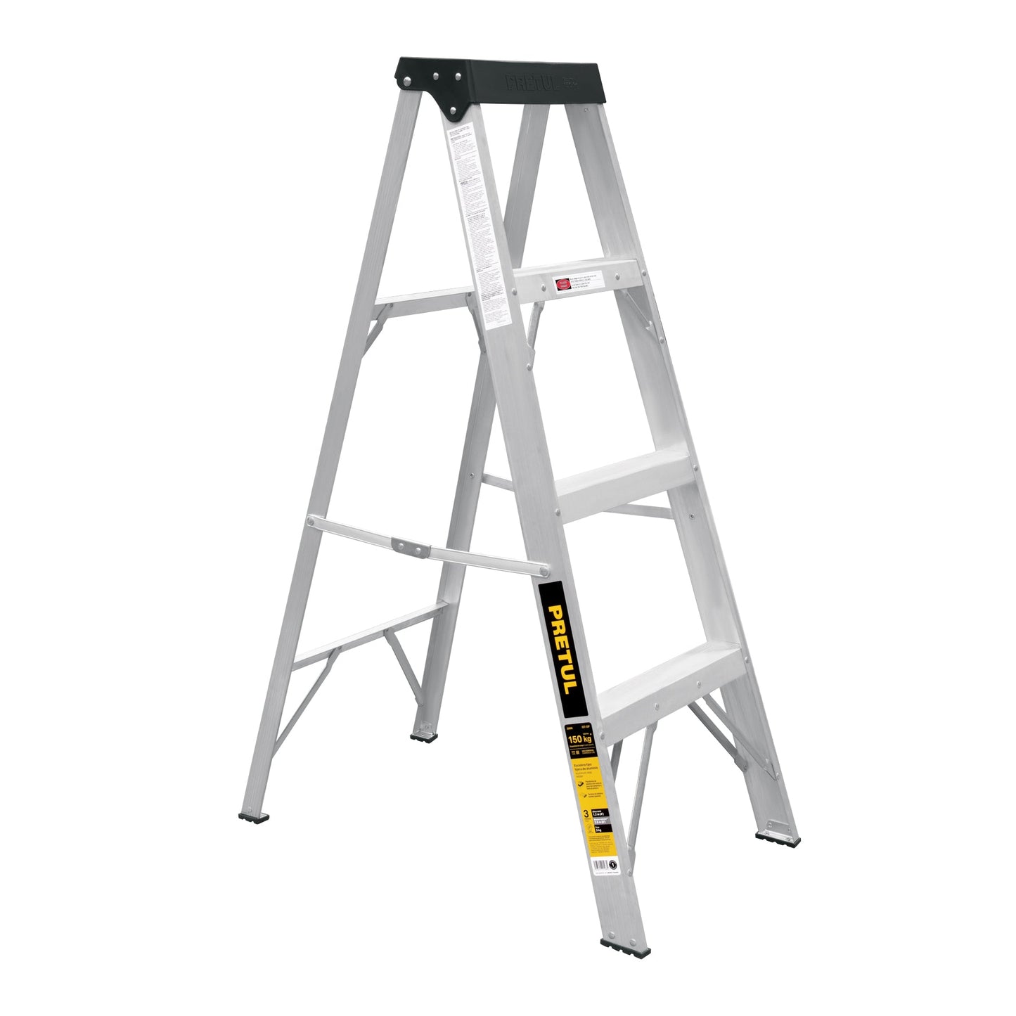 Escalera de tijera tipo III 3 escalones, PRETUL | EST-33P | 20686