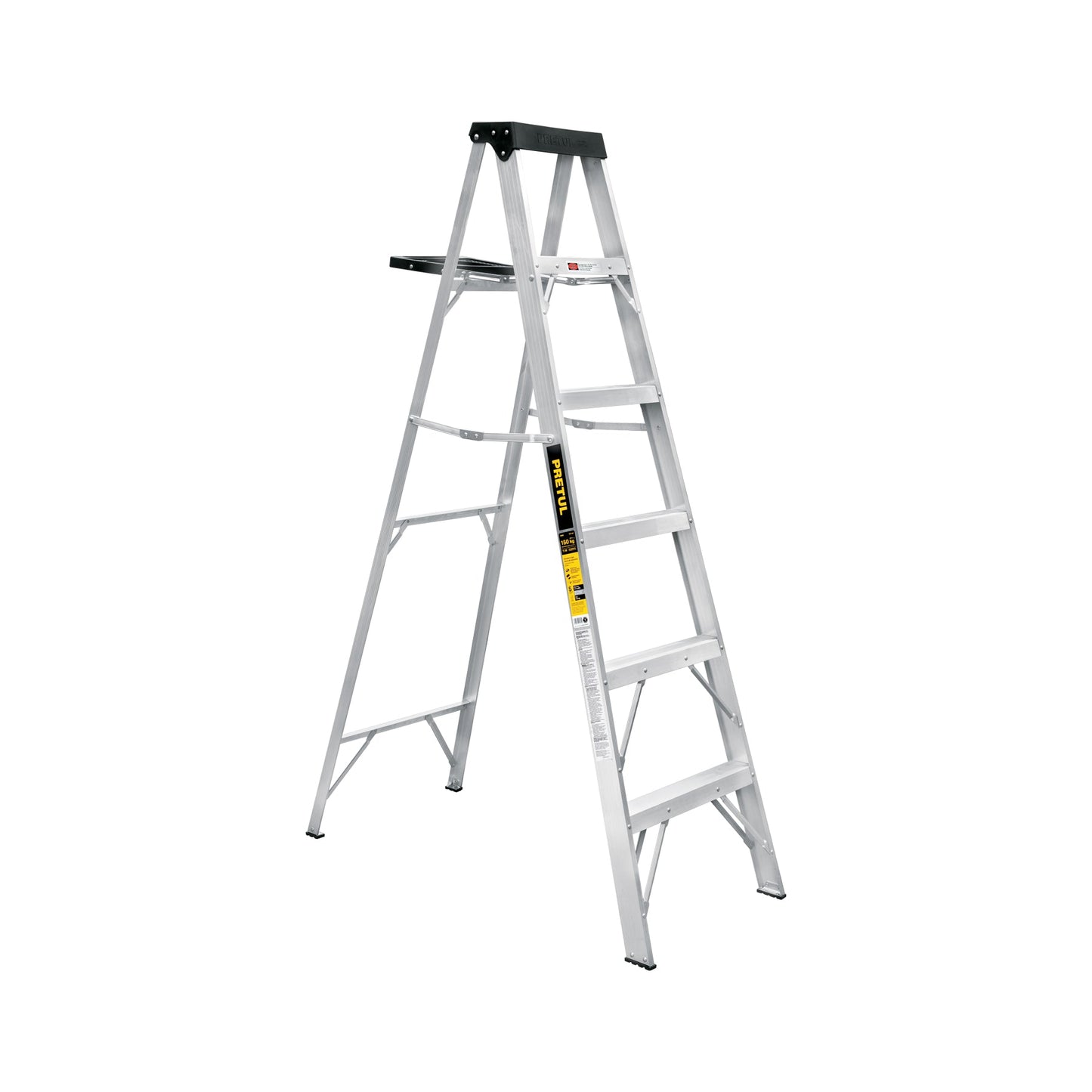 Escalera de tijera tipo III 5 escalones y bandeja, PRETUL | EST-35P | 20688
