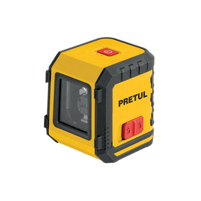 Nivel láser rojo, alcance 5 m, de pilas, PRETUL | NL-5P | 29899