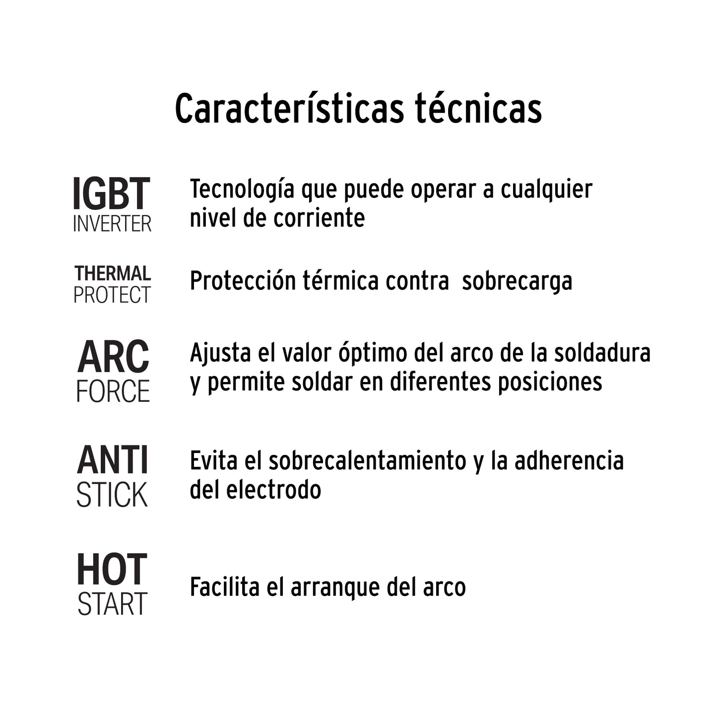 Soldadora inversora 200A, bi-voltaje, Serie 500, PRETUL | SOIN-520BP | 29072