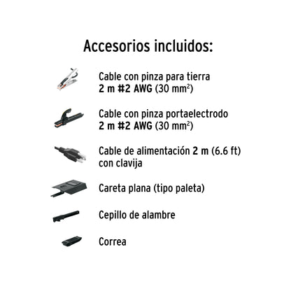 Soldadora inversora 200A, bi-voltaje, Serie 500, PRETUL | SOIN-520BP | 29072